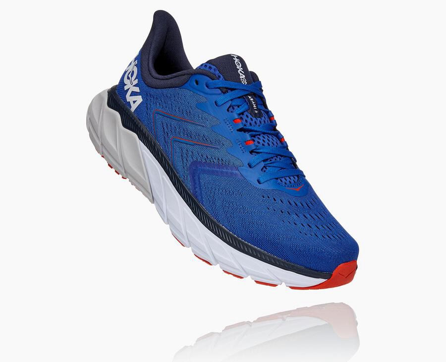 Hoka One One ランニングシューズ メンズ 青 - Arahi 5 - AO5487063